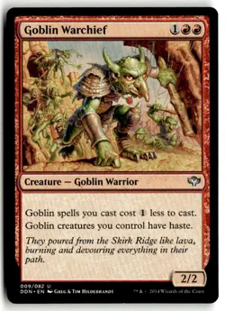 Duel Decks: Speed vs. Cunning Goblin Warchief Duel_Deck/Uncommon - Image 1