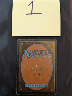 MTG Stone - Throwing Devils English Arabian Nights MP Condition - Image 2