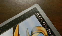 MTG Unglued B.F.M. (Big Furry Monster) Left Side ONLY (#28) LP - VG Bent Corner - Image 3