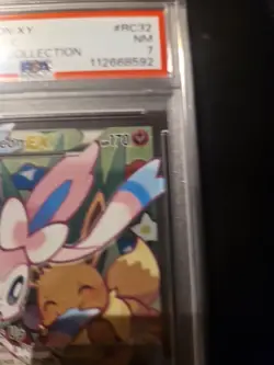 POKEMON GENERATIONS RADIANT COLLECTION SYLVEON EX #RC32 PSA 7 NM #115814097 - Image 4