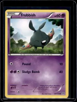 Trubbish Plasma Storm Pokemon 64/135 Common NM+ - Image 1