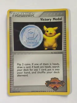 Pokemon Victory Medal Winner Battle Road Autumn 2007-2008 Promo Karte Pokemon - Image 1