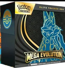 Pokemon Mega Evolution Elite Trainer Box ETB Lucario IN HAND - Image 1