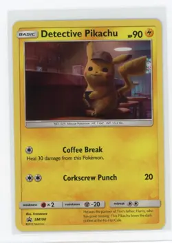 Pokemon SM Promos #SM190 Detective Pikachu - Image 1