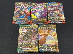 Pokemon TCG: Assorted Booster Packs 3x MEG DAA EVS Sealed Lot of 5 - Image 1