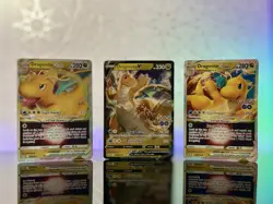 Pokemon Dragonite V / VSTAR SWSH235, SWSH236 Blk⭐Promo 050/078 Ultra Rare Holo - Image 1