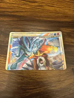 Suicune & Entei Legend (Top) 94/95 Unleashed Holo NM Condition Pokemon TCG - Image 1