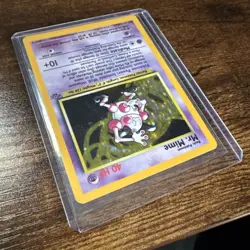 Pokemon TCG Mr. Mime Jungle 6/64 Holo Unlimited Holo Rare - Image 4