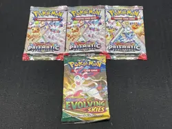 Pokemon TCG: Assorted Booster Packs 3x PRE EVS Sealed Lot of 4 - Image 1