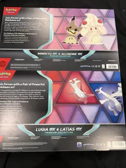 Pokemon Mimikyu ex & Alcremie ex collection Lugia Latias ex premium collection - Image 4