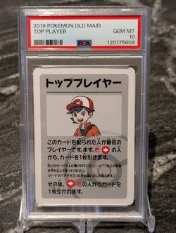 Top Player PSA 10 Old Maid Deck Japanese 2019 Pokemon - Image 1