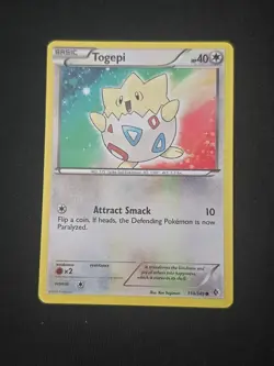 Togepi 110/149 Boundaries Crossed Regular Pokemon TCG Light Played Condition - Image 1