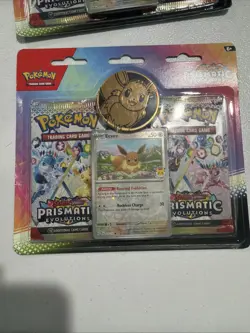 Pokemon TCG Scarlet Violet Prismatic Evolutions 2-Pack Eevee Blister - Image 1