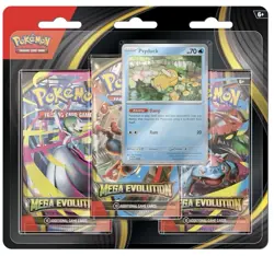 Pokemon TCG - Mega Evolution 3 Pack Blister - Sealed - Psyduck - Image 1