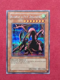 Harpie's Pet Dragon (Forbidden Memories) FMR-002 Yu-Gi-Oh! Video Game - Image 1