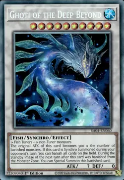 Ghoti Of The Deep Beyond - Collector's Rare 1st Edition RA04-EN060 - NM - YuGiOh - Image 1