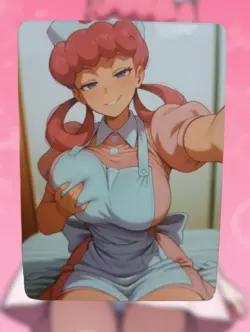 Nurse Joy Pokemon Anime Waifu Sexy Goddess Doujin Lewd Hentai Card - Image 1