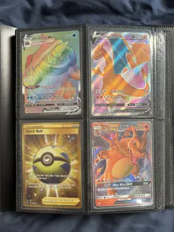 Full Pokemon Card Collection (68 Total Cards, Comes In Card Book) - Image 1