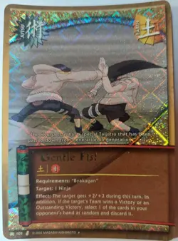 Gentle Fist Foil Promo Naruto Card * Diamond Foil Promo 103 * New Near Mint - Image 1
