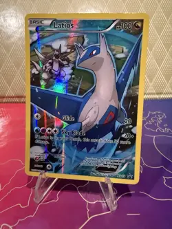 Pokemon TCG Latios XY79 XY Black Star Promo Full Art Ultra Rare Holo Card - Image 1