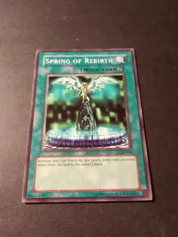 Yu-Gi-Oh! Spring Of Rebirth Common Spell Card LOD-076 LP - Image 1