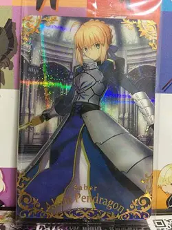 Artoria Pendragon Fate Grand Order FGO Twin Wafer ST 01 Card - Image 1