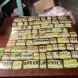 Lot Of 231 Pokemon Japanese Pocket Monsters ‘Grass’ Trading Cards - Image 2