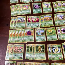 Lot Of 231 Pokemon Japanese Pocket Monsters ‘Grass’ Trading Cards - Image 4