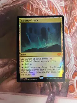 FOIL Cavern of Souls Near Mint Magic the Gathering MTG Card Double Masters 2X2 - Image 1