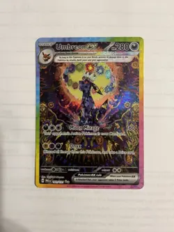 Pokemon TCG Prismatic Evolutions Umbreon EX Card 161/131 - Image 1