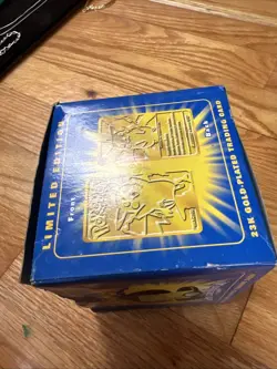 Burger King Pokemon 1999 Pikachu 23k Gold Plated Card Sealed In Pokeball - Image 2