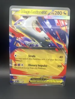 Pokemon TCG Mega Evolution Promo: Mega Latias ex MEP011 Jumbo Lenticular Card NM - Image 2