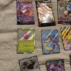 Pokemon TCG Scarlet & Violet Paldean Fates Booster Pack lot with cards - Image 5