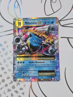 M Blastoise EX 22/108 Pokemon Card Mega XY Evolutions TCG Holo Ultra Rare - Image 1