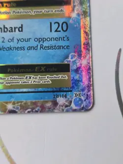M Blastoise EX 22/108 Pokemon Card Mega XY Evolutions TCG Holo Ultra Rare - Image 2