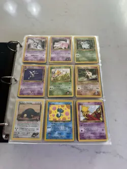 Pokemon Vintage Binder Full Non Holo Card Lot 500+ Base Neo Gym And Topps Super! - Image 3