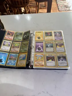 Pokemon Vintage Binder Full Non Holo Card Lot 500+ Base Neo Gym And Topps Super! - Image 4
