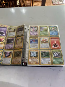 Pokemon Vintage Binder Full Non Holo Card Lot 500+ Base Neo Gym And Topps Super! - Image 5