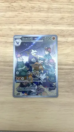 Pokemon TCG Temporal Forces Excadrill Full Art Holo Card 174/162 Near Mint - Image 1