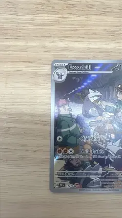 Pokemon TCG Temporal Forces Excadrill Full Art Holo Card 174/162 Near Mint - Image 4