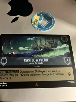 Castle Wyvern - Above the Clouds NM Cold Foil -Whispers in the Well - Image 1