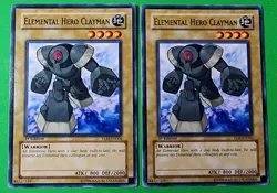 Yu-Gi-Oh! - Elemental Hero Clayman -TLM-EN003 1st Edition (Lot of 2 cards) NM - Image 1