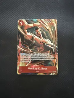 Monkey D. Garp Alt Art OP13-016 - One Piece English Card - Carrying on His Will - Image 1