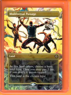 Marvel's Spider-Man Multiversal Passage (Borderless) Rare #206 - Image 1