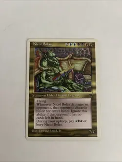 Magic The Gathering Nicol Bolas Chronicles LP Rare - Image 1