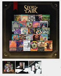 MTG Secret Lair Encyclopedia Countdown Kit: An Encyclopedia of Magic in hand - Image 1