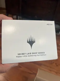 MTG Secret Lair Drop Foil Happy Little Gathering Edition Sealed In Box - Image 1
