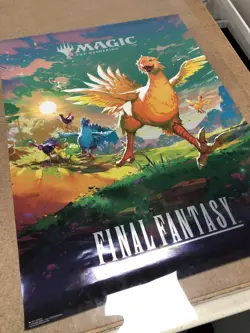 Magic The Gathering Final Fantasy Chocobo Foil Promo Poster - Image 2