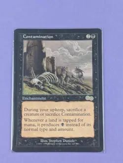 MTG: Magic The Gathering: Contamination - Rare - Near Mint - Image 1
