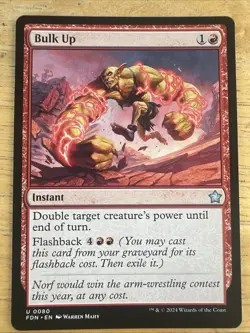 MTG Bulk Up - [FDN] Foundations #80 Uncommon - NM: Near Mint Regular - Image 1